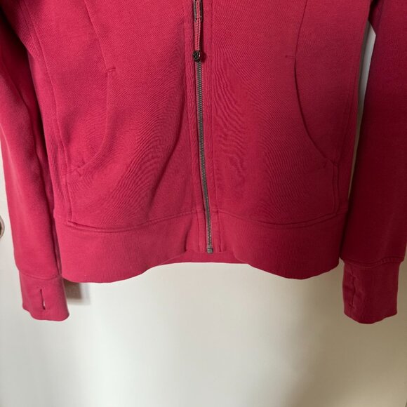 Lululemon Bon Bon Rose Pink Scuba Full Zip Hoodie US 6 - Picture 4 of 7